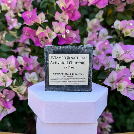 Activated Charcoal and Tea Tree Black Soap Bar