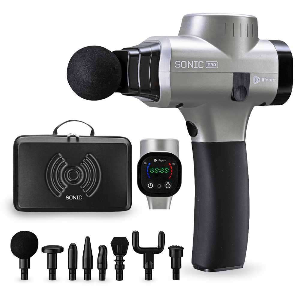 LifePro Sonic Pro Massage Gun – Deep Tissue Percussion Massa