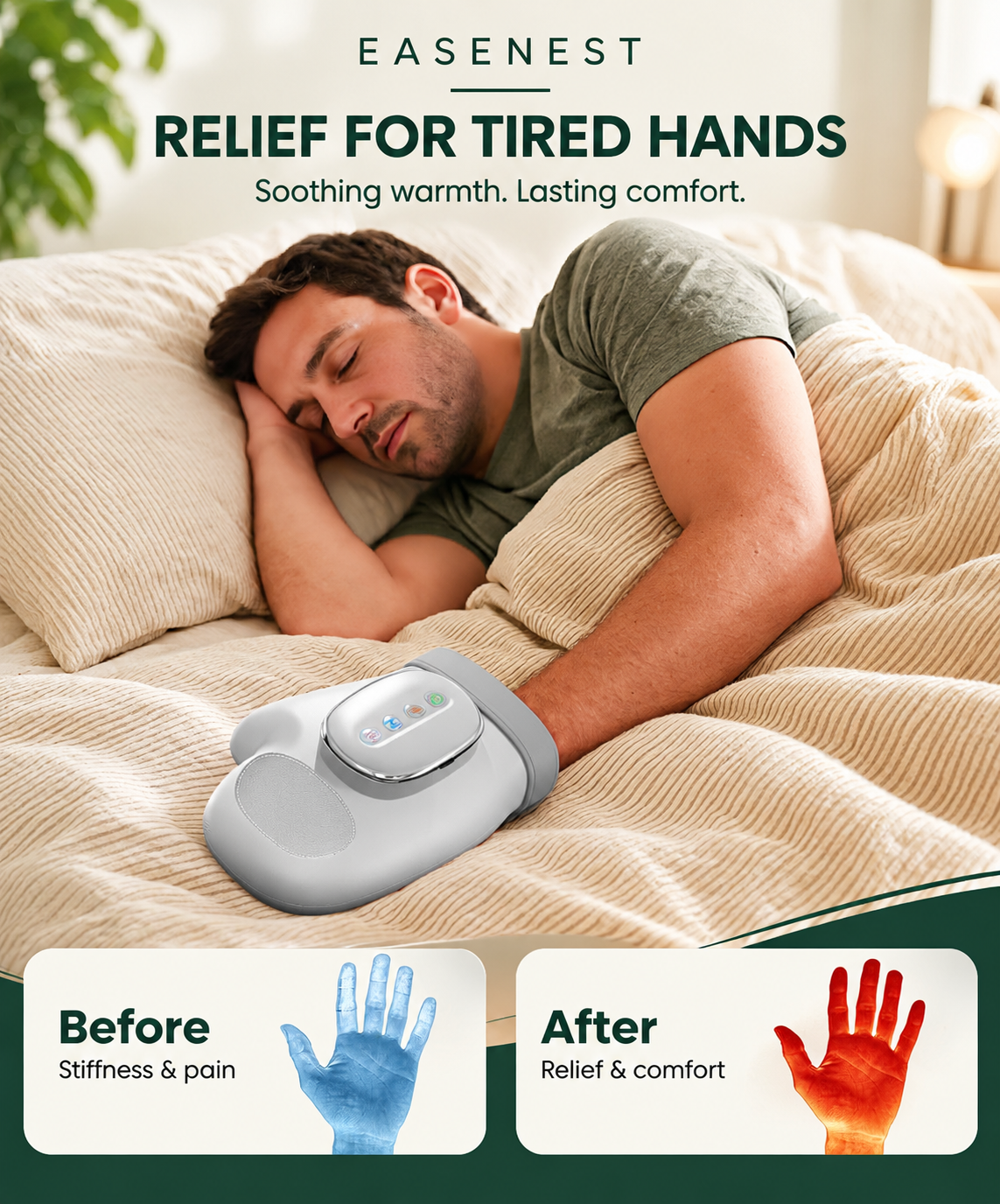 Cordless Heated Hand Massager