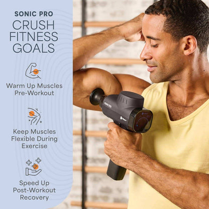 LifePro Sonic Pro Massage Gun – Deep Tissue Percussion Massa