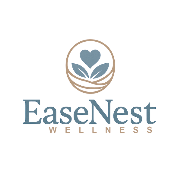 EaseNestWellness Logo on a Transparent Background